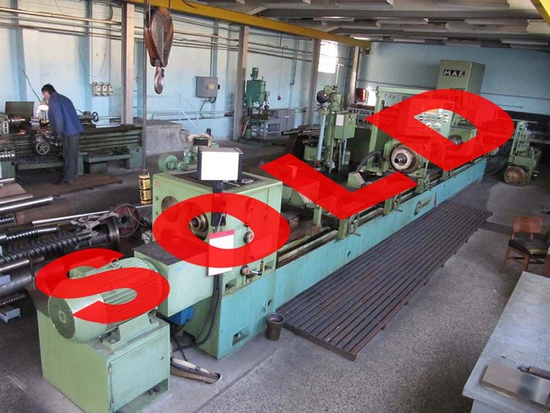 Deep hole drilling and boring machine BURGSMUELLER RTM 300x3200