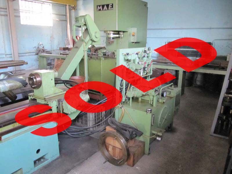 Straightening press MAE S250RH, Hydraulic vertical